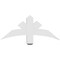 Ekena Millwork Alberta Architectural Grade PVC Gable Bracket, 36"W x 15"H x 4"D x 4"F, 10/12 Pitch GBP036X15X0404ALB00 - alternate 4